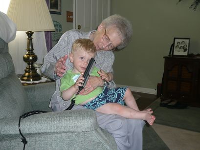 My Great grandmother and I, together for the first time. 