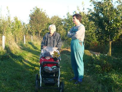 A walk with some of the family.