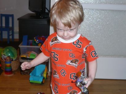 The OSU Beaver Staredown. 