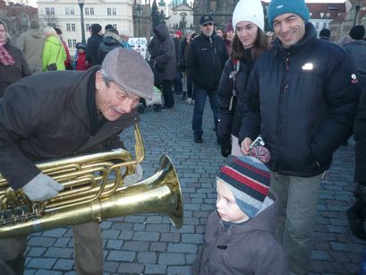 Grandpa and Ian. 