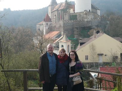 Dad, Laura, and Alyssa 