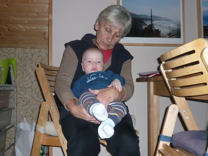 Grandma and Adam. 