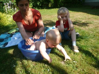 The fun of baths. 