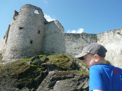 Ian and Rabi castle. 