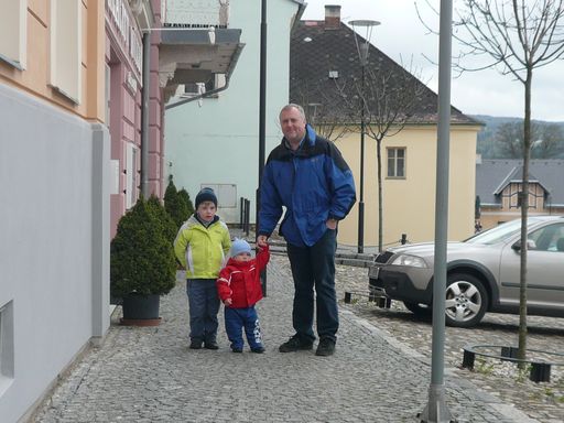 Dad and the boys. 